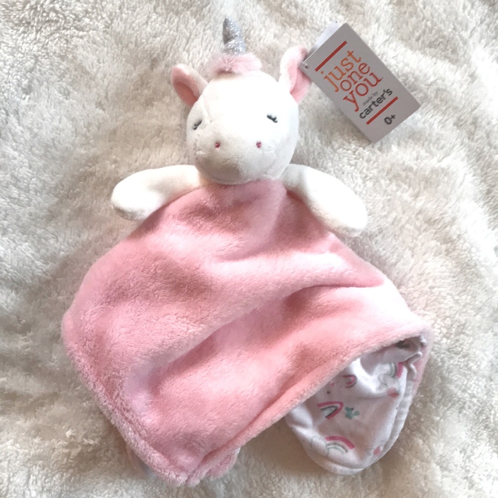 NWT Unicorn Security Blanket | pink